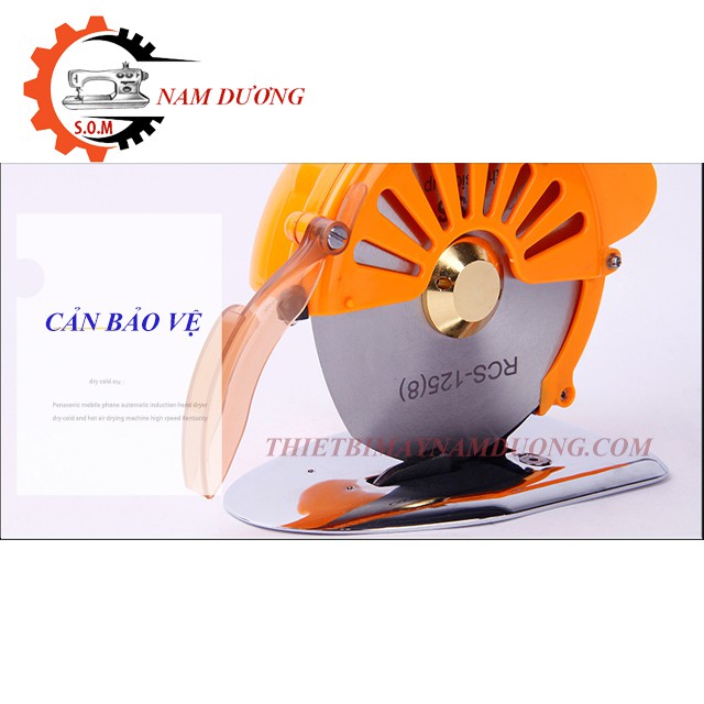 Máy cắt vải cầm tay mini RCS 125 &gt; 5 chế độ cắt &gt; cắt nhiều loại vải &gt; nhỏ gọn tiện lợi