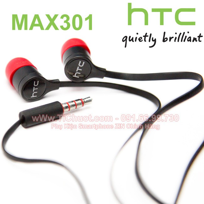 [Mã 2404EL10K giảm 10K đơn 20K] Tai nghe HTC One Max301 ZIN Chính Hãng (Ko Hộp)