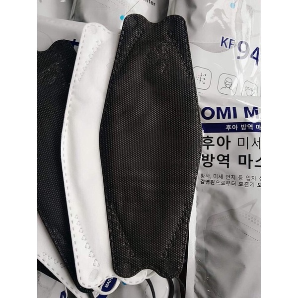 KHẨU TRANG 4D KF94 THÙNG 300 CÁI (có màu đen)