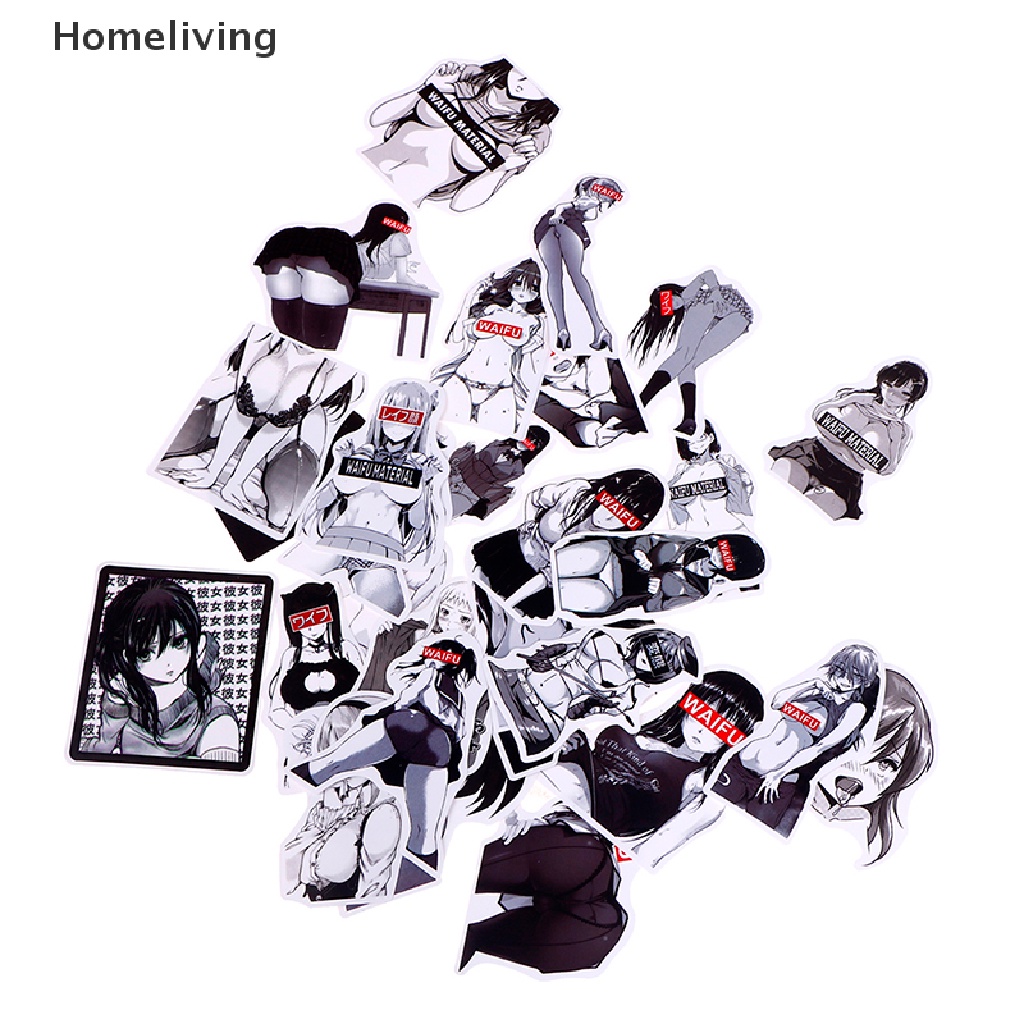 Bộ 30 Sticker Anime Xinh Xắn Dùng Trong Trang Trí