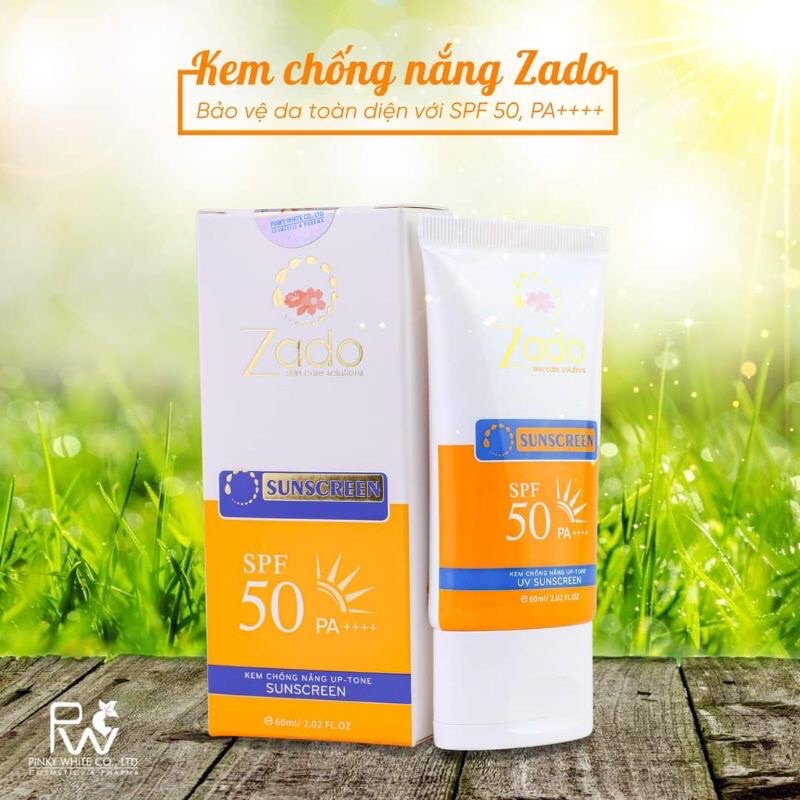 Kem Chống Nắng ZADO SPF 50++, 60gram
