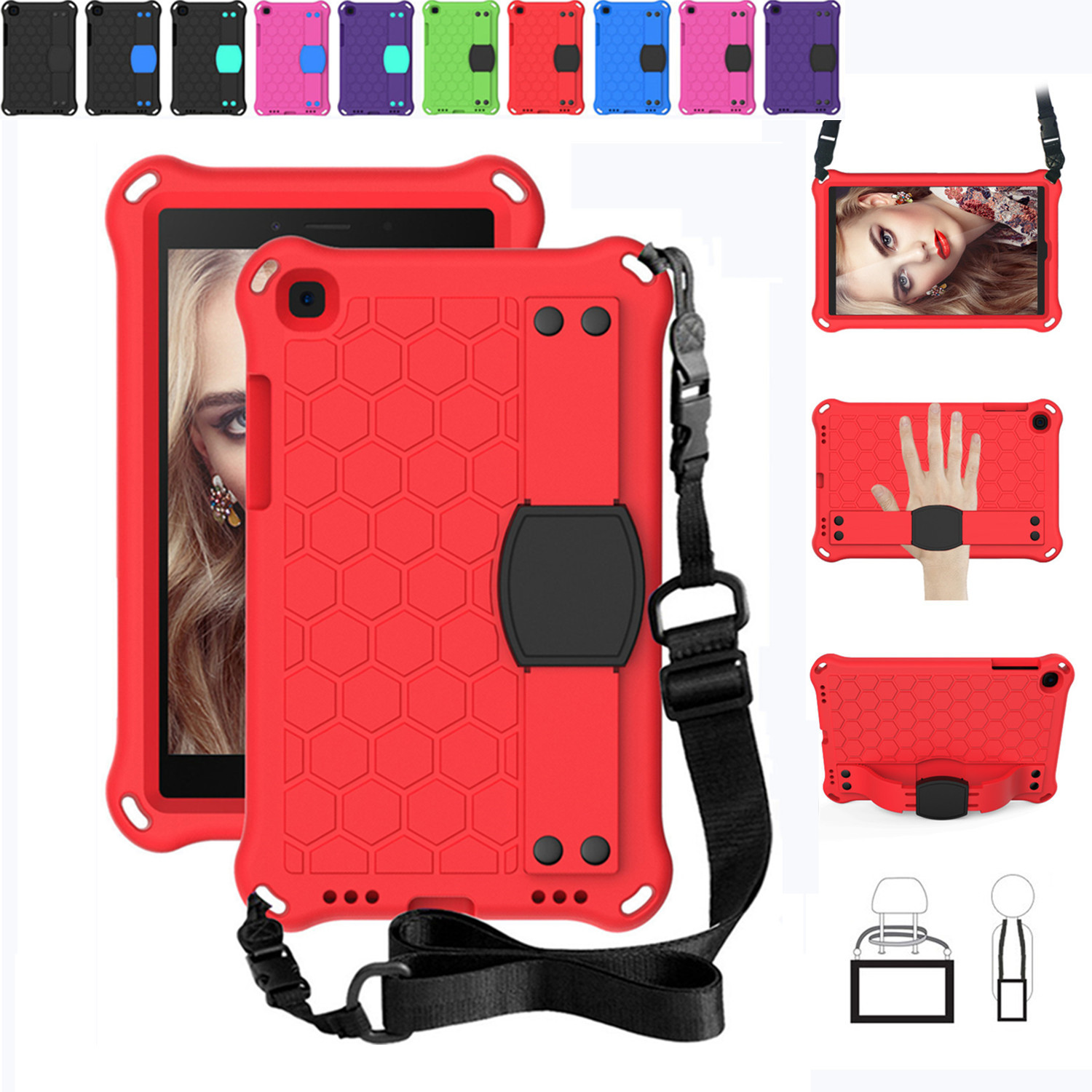 HUAWEI  M5 Lite 8.0 All Inclusive M6 8.4 (2019) Shockproof and Cooling Matepad T8 8.0(2020) Silicone Case Tablet PC Case Cover