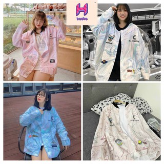 Áo Cardigan Nữ Chữ C Tiedy Loang Màu - Áo Len Nữ Mỏng Nhẹ