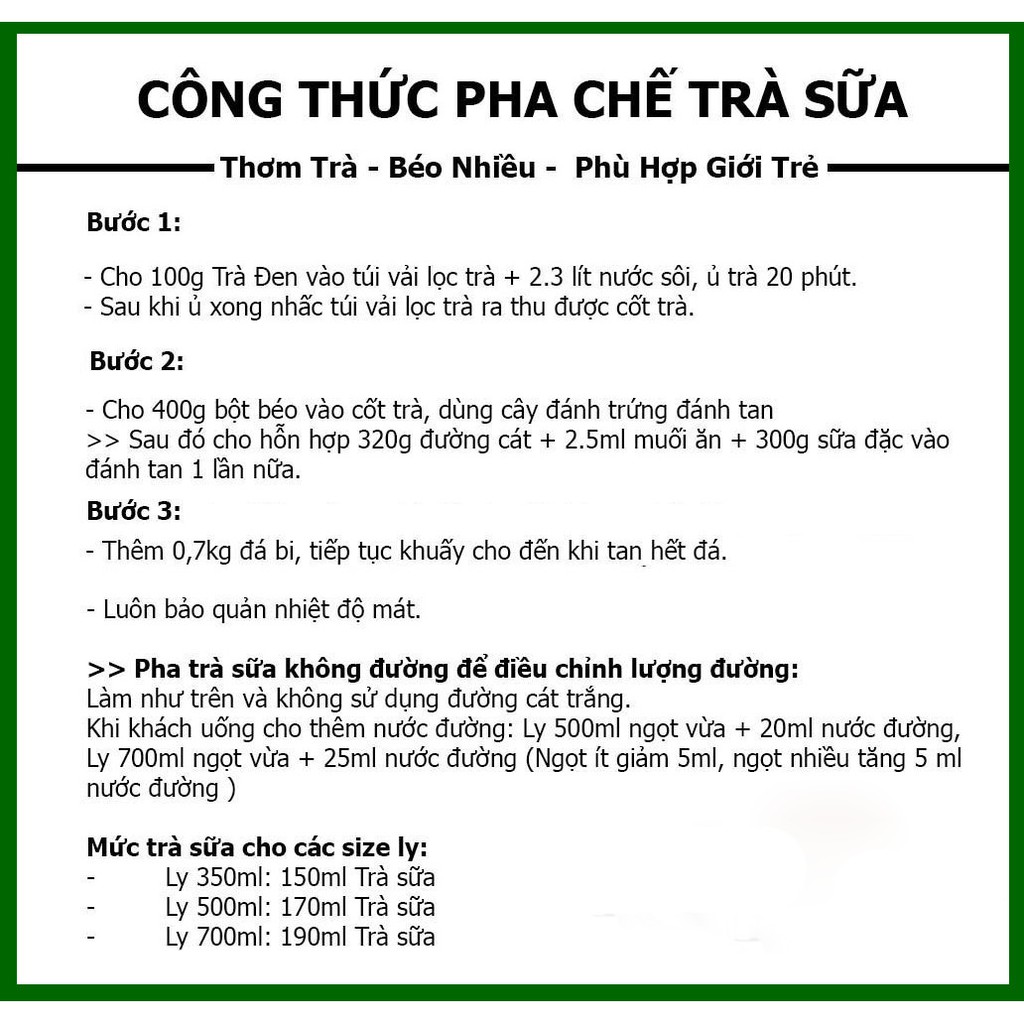 Trà Đen Phúc Long 500 gram - Nguyên liệu trà sữa | BigBuy360 - bigbuy360.vn