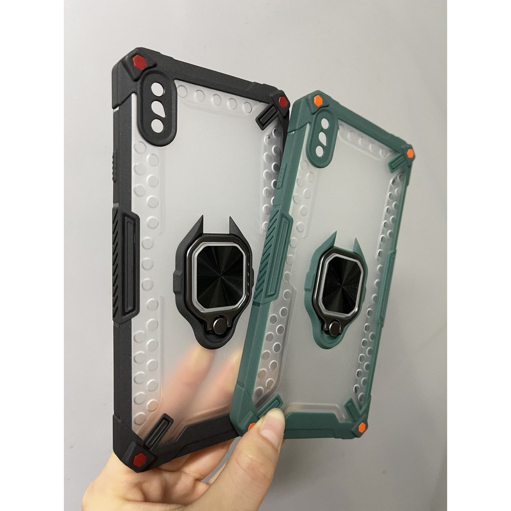 Ốp điện thoại iphone 6 6G 6S 7 8 PLUS XS X 11 12 PRO MAX  iron man,chống shock chống lưng IRING RING