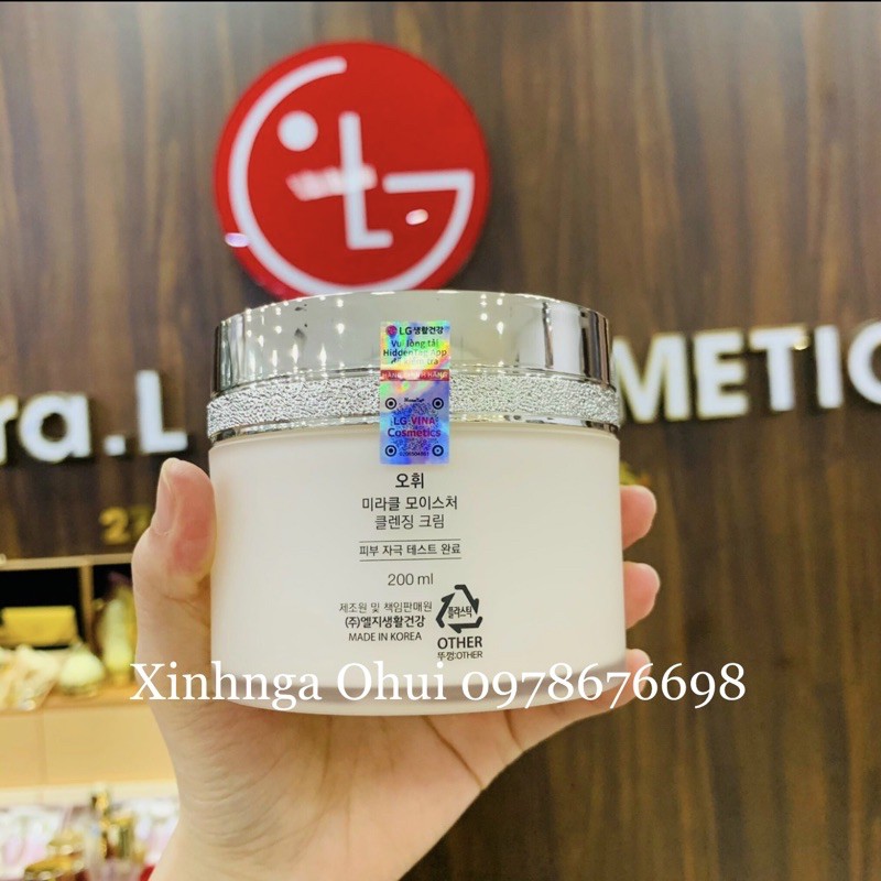 Kem tẩy trang Ohui Miracle Moisture