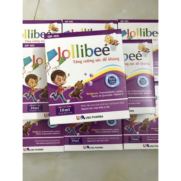Jollibee Ăn Ngon ngủ tốt bé thông minh Hộp 20 ống