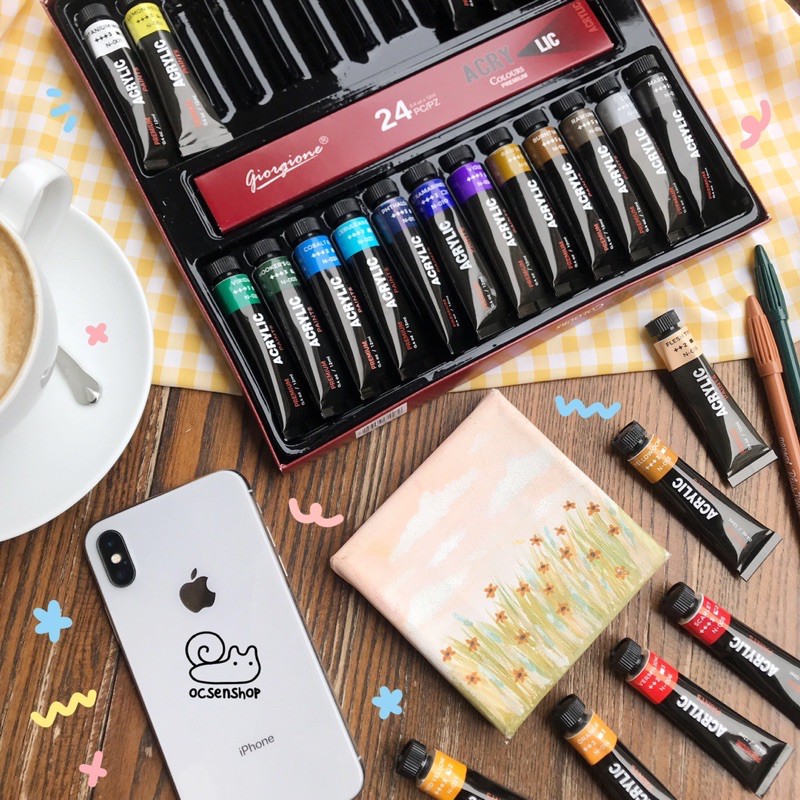 Mini Canvas khung Acrylic mini chuyên dụng dành cho vẽ tranh | BigBuy360 - bigbuy360.vn