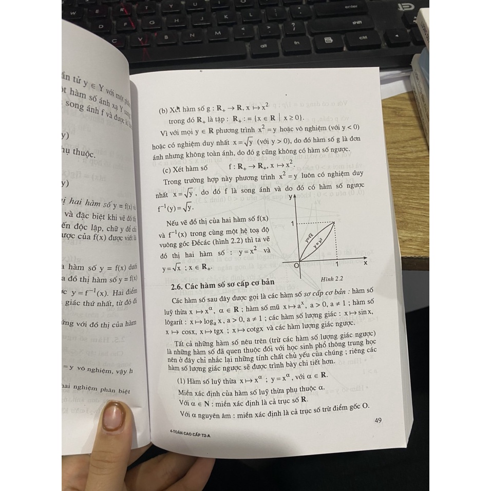 Sách - Toán học cao cấp tập 2 : Phép tính giải tích một biến số
