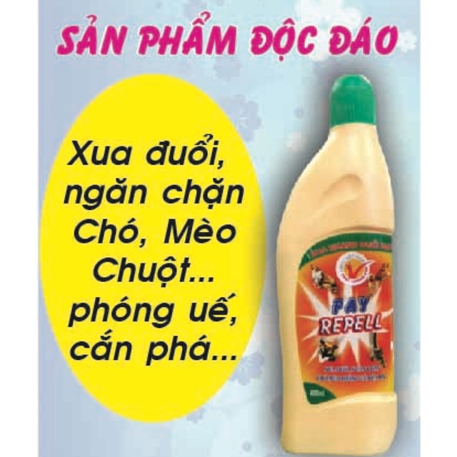 🐶🐱 Fay Rebell. Xua đuổi ngăn chặn chó mèo , chuột phóng uế, cắn phá.
