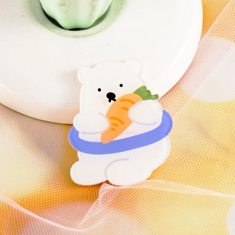 Ghim Cài Áo Bằng Acrylic Hình Hoạt Hình Phong Cách Ngẫu Nhiên