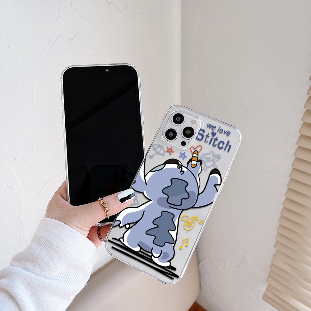 Ốp Điện Thoại Silicon Mềm Trong Suốt Họa Tiết Quái Vật Hoạt Hình Cho IPhone 11 12 13 Pro Max Mini XS Max X Xr 4 5 6 7 8 S + SE 2020