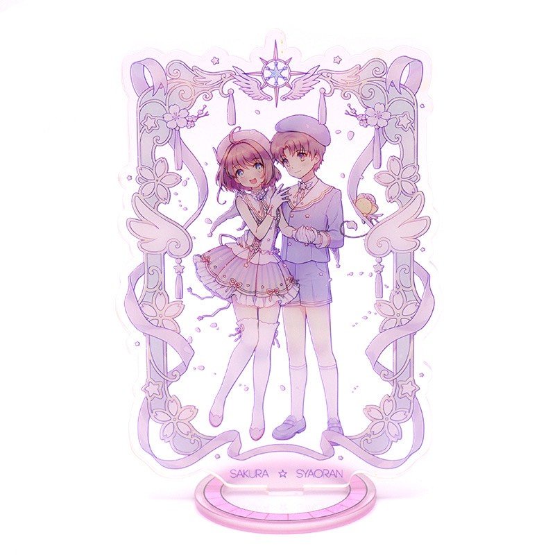 Standee SAKURA THỦ LĨNH THẺ BÀI Tượng Acrylic Standee Anime mica chibi trang trí trưng bày mô hình