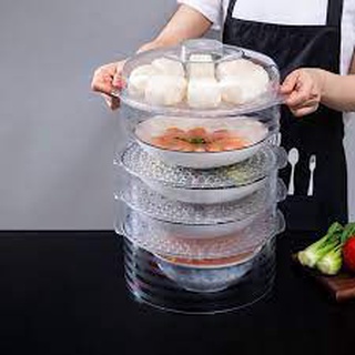 Lồng bàn giữ nhiệt đậy thức ăn 5 tầng mẫu mới 2021 MQ296
