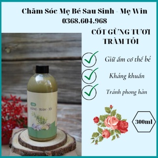 NƯỚC CỐT GỪNG TƯƠI TRÀM TỎI - TẮM BÉ AN TOÀN