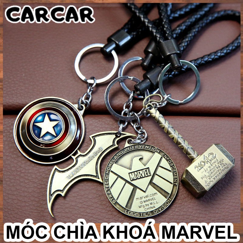 Móc chìa khoá ô tô hình nhân vật Marvel