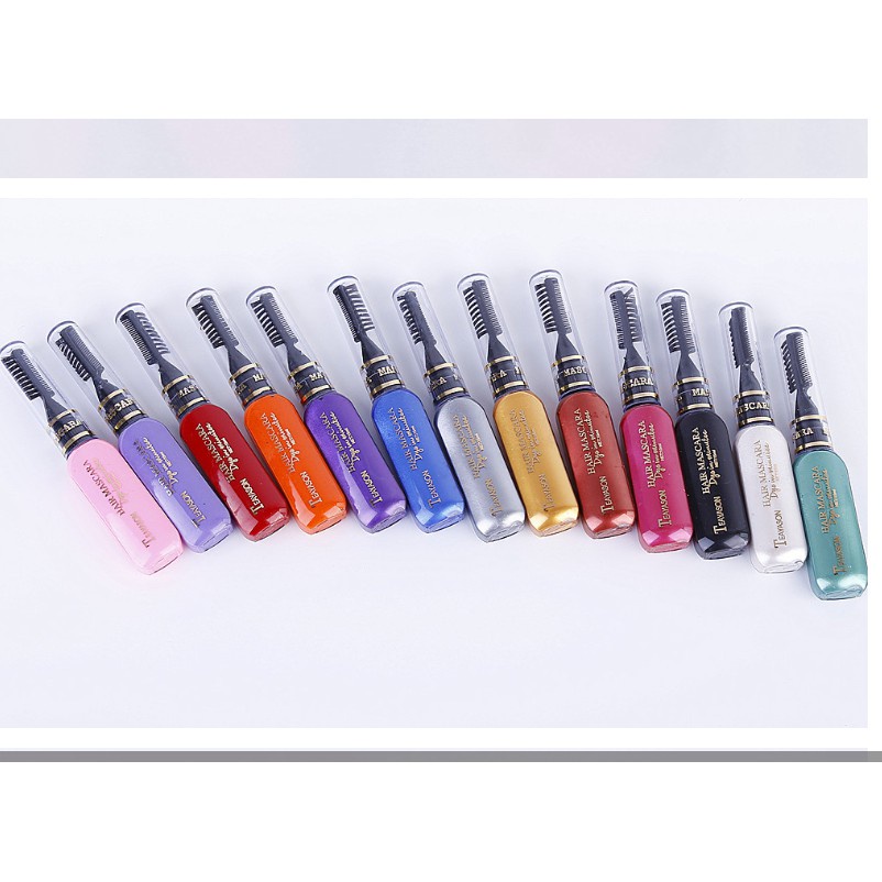 Chai Mascara Nhuộm Tóc Tạm Thời 13 Màu Hot Trend Không Hại Tóc