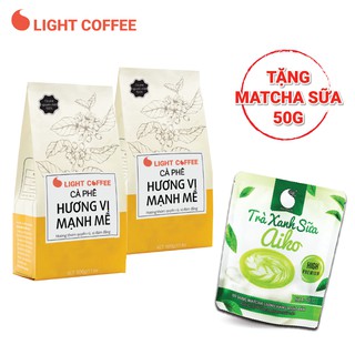 1kg (2 gói) - Cà phê Bột nguyên chất 100% Hương vị mạnh mẽ - Light Coffee
