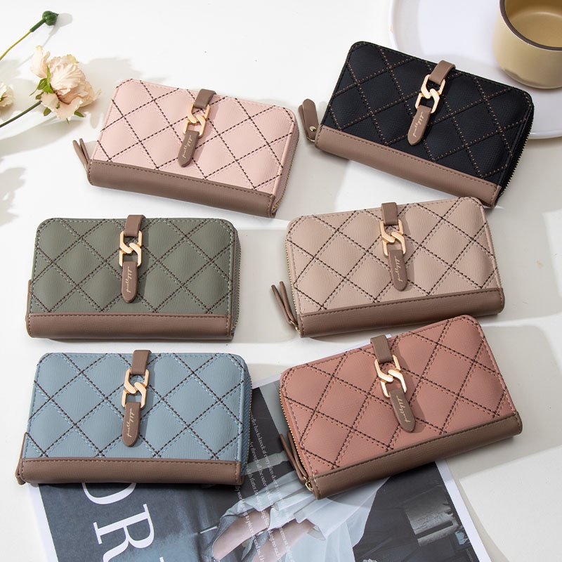 Ví Nữ Có Khóa Kéo Thời Trang