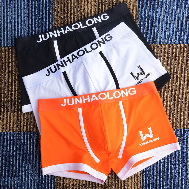 Quần lót boxer cotton lưng cao thời trang cho nam