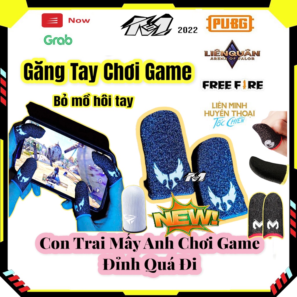 Găng tay chơi game Sonit bao tay chơi game ff, Pubg, liên quân mobile chống mồ hôi. sợi bạc 56 kim cao cấp Siêu Nhạy