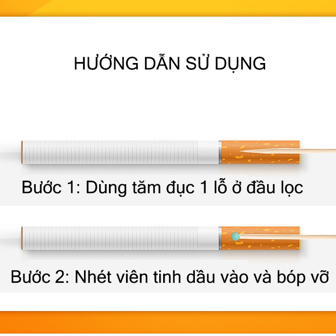 Viên tinh dầu hoa quả thơm nhét đầu lọc tăng hương vị và làm thơm khẩu trang