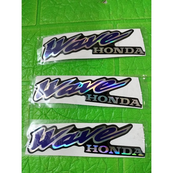 Bộ 3 chữ nổi dán mặt nạ Wave siêu đẹp