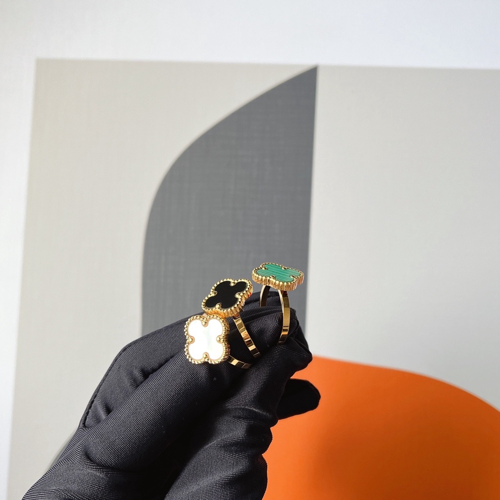 Nhẫn Louis Vuitton Phong Cách Hàn Quốc Đơn Giản Mạ Vàng / Bạc 925 Dành Cho Nữ