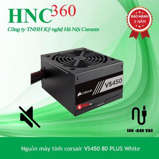 Nguồn corsair series vs450w 80 plus white
