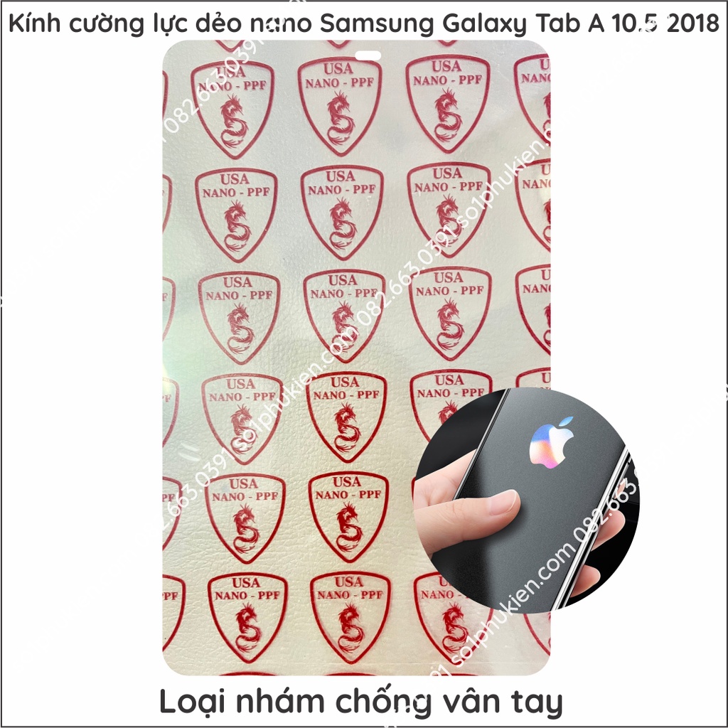 Dán cường lực nano dẻo Samsung Tab A 10.5 2018