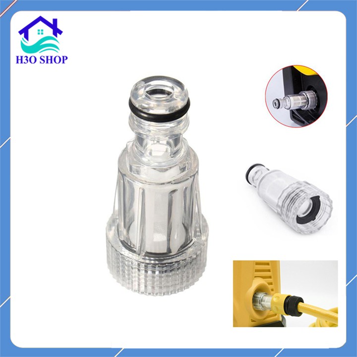 Cút Lọc Nước, Khớp Nối Với Dây Hút Của Máy Rửa Xe Gia Đình, Mini Áp Lực - Phụ Tùng, Phụ Kiện Máy Rửa Xe