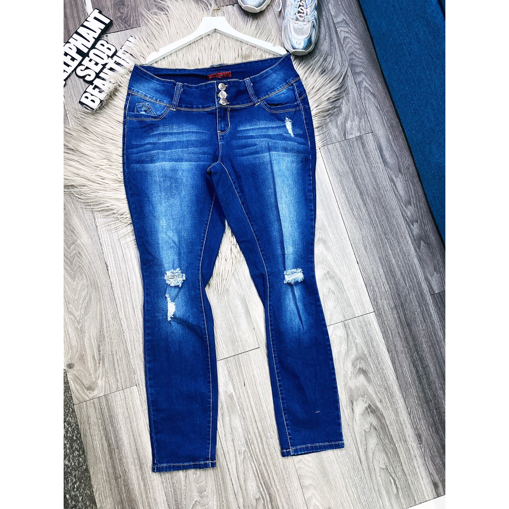 quần jean skinny siêu nâng mông bigsize cao cấp (ms: JBS-34)