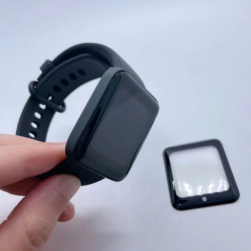 REDMI Kính Cường Lực Viền Cong 3d Bảo Vệ Màn Hình Đồng Hồ Xiaomi Mi Band Lite