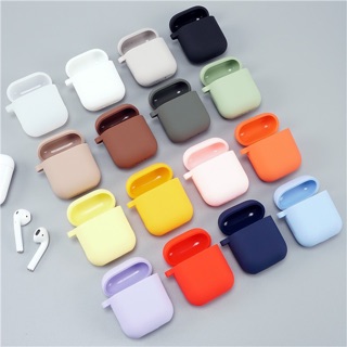 🌟 HÀNG LOẠI 1 🌟18 màu thời trang Case airpod 1 2 Pro ( Airpods 3 ) 🌟 Vỏ Bao silicon dẻo trơn đựng tai nghe không dây
