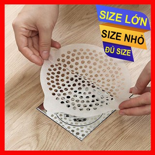 Combo 30 Tấm Lót Dán Chặn Rác,Túi Lọc Rác Thoát Nước, màng chặn rác,ngăn tóc cống thoát nước nhà tắm