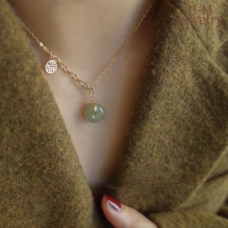 Dây Chuyền Mặt Thẻ May Mắn Phong Cách Vintage
