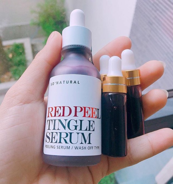 RED PEEL TINGLE SERUM – PEEL DA KHÔNG BONG TRÓC