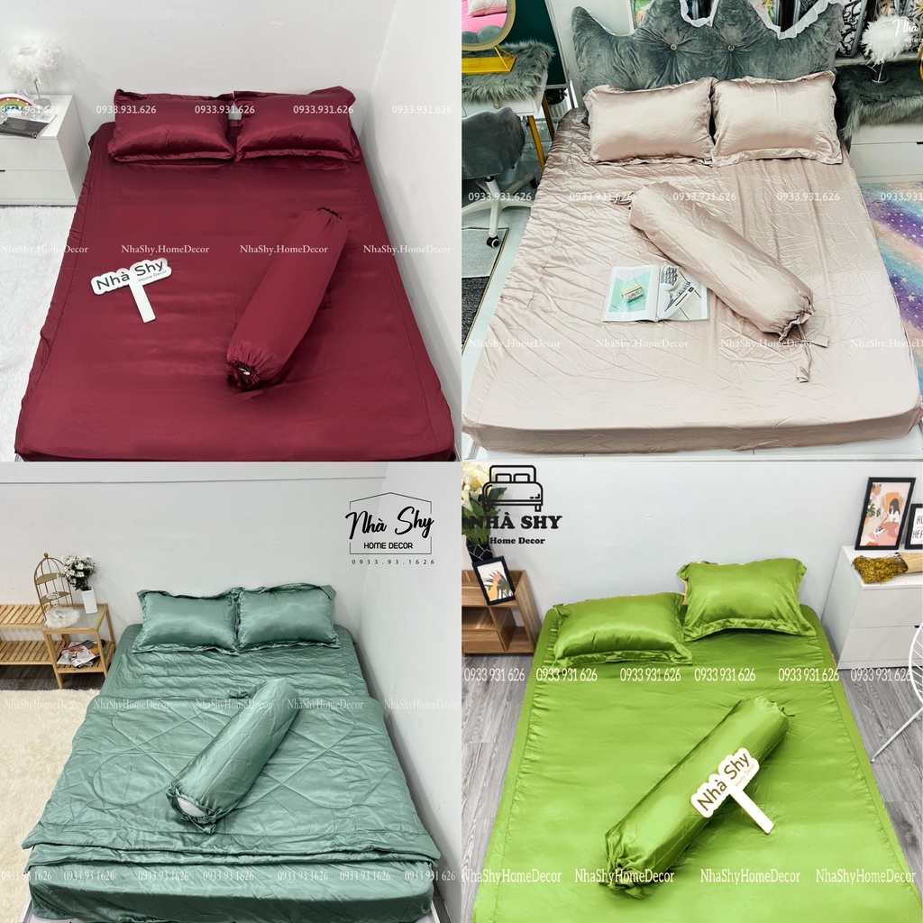 Grap Phi Lụa Thái Tuấn Mát Mịn Cao Cấp - 1 Tấm Gra Giuờng Lẻ - Đủ Size - Nhận Làm Theo Yêu Cầu