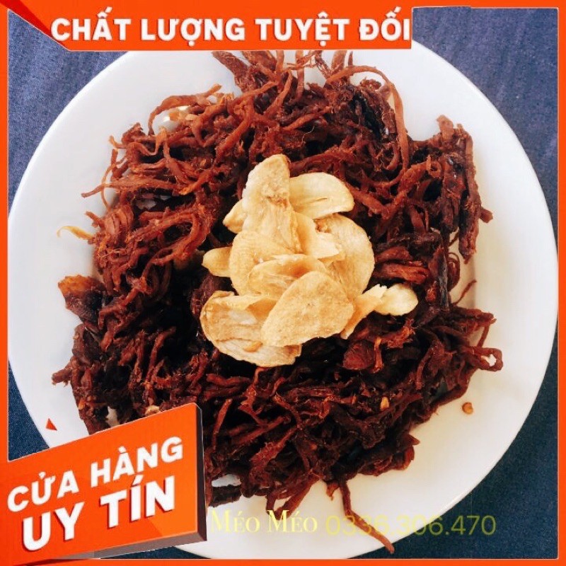 [FREESHIP] 500g Khô heo cháy tỏi (Khô lợn cháy tỏi) ĐẶC BIỆT thơm bơ, không bột