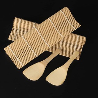 Dụng cụ cuộn sushi bằng gỗ,,,