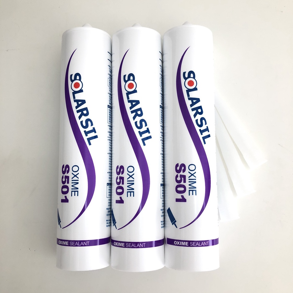 Silicon SOLASIL S501 ( Chai 300 ml ) Làm Kín Khe Hở Sắt,Nhôm,Kính,Gỗ...Chống Chịu Cực Tốt Với Môi Trường Khắc Nghiệt