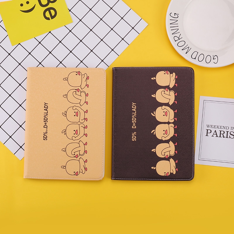 Lovely duck Cartoon Tablet Cover For iPad 9.7 pro 9.7 air 3 10.5 11 Air 1 2 Anti drop For iPad 2 3 4 Mini 1 2 3 4 5 Case