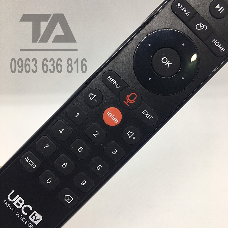 Remote Điều khiển tivi UBC giọng nói chính hãng theo tivi