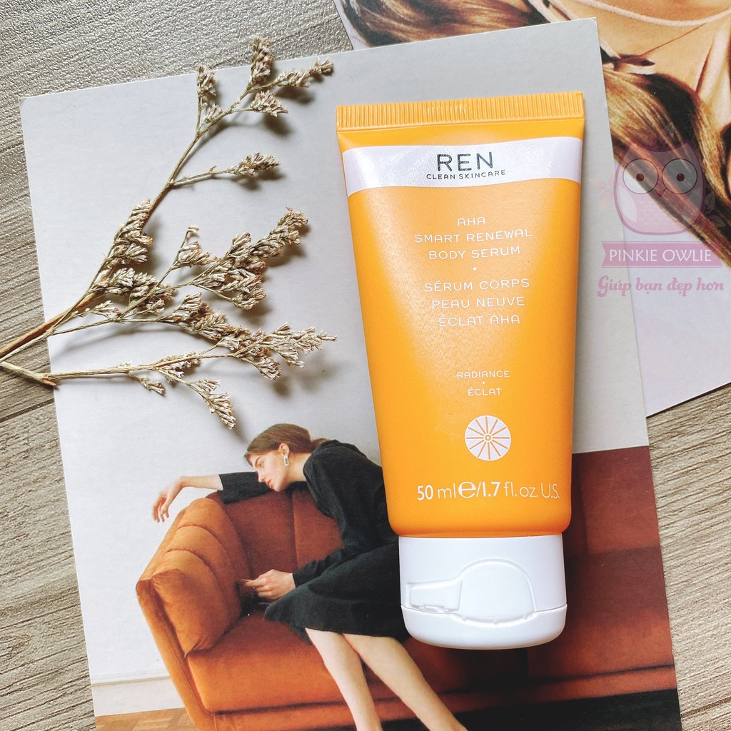 Ren Beauty body serum tuýp cam