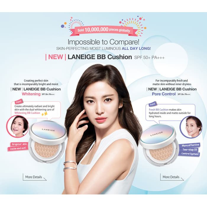 (Hàng Mới Về) Phấn Nước Bb Laneige Mẫu Mới Nhất Năm 2016