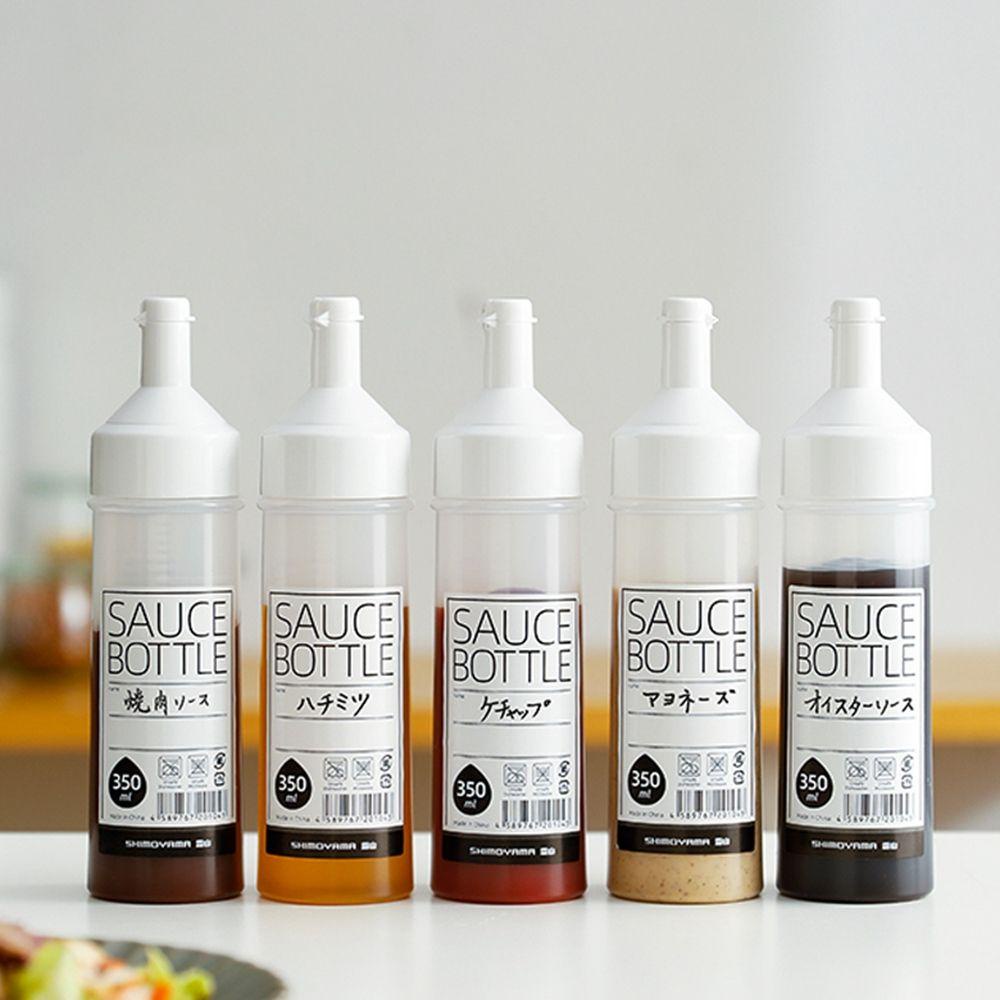 Chai Nhựa Đựng Dầu Ăn / Nước Sốt 350ML Có Nắp Đậy Tiện Dụng Cho Nhà Bếp