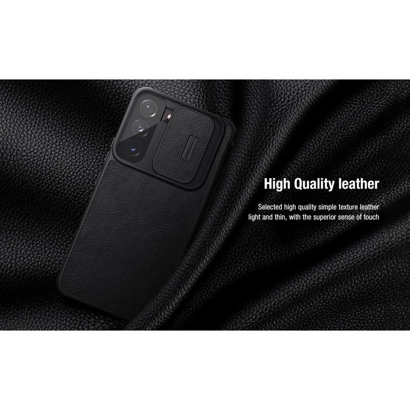 BAO DA SAMSUNG GALAXY S22/S22 PLUS 5G/S22 ULTRA/ S21 FE NILLKIN QIN PRO BẢO VỆ CAMERA CHÍNH  HÃNG.