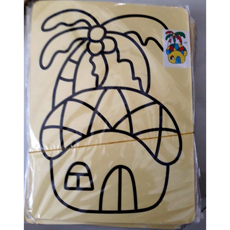 Combo 30 tranh cát A5 không trùng mẫu