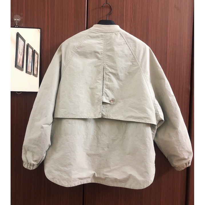 Áo bomber 2hand màu xanh mint nhạt