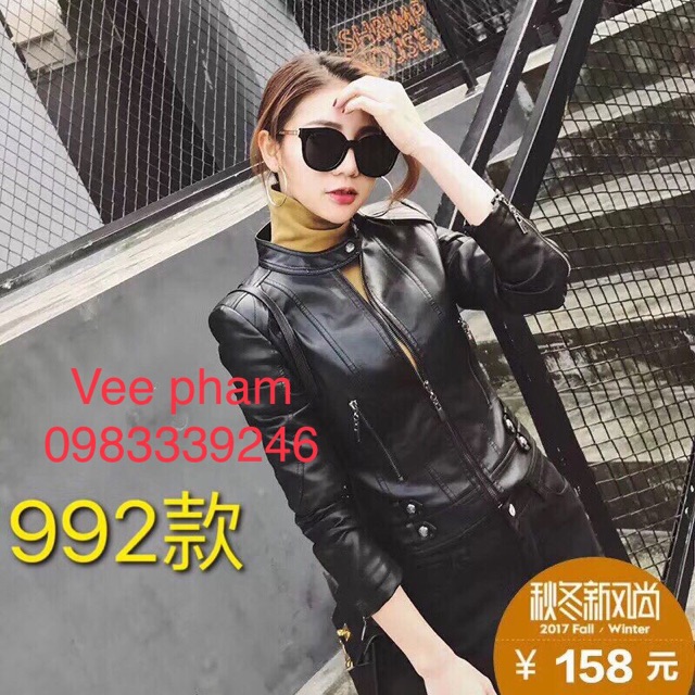 Áo da nữ cổ trụ!!! Xả Hàng | BigBuy360 - bigbuy360.vn